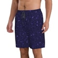 thumbnail image 2 of Vsdgher Glittering Purple Starfield Men's Beach Shorts, Surfing shorts, Swim trunks, Quick Dry Swim Trunks for Surfing Beach Fun -3X-Large, 2 of 6