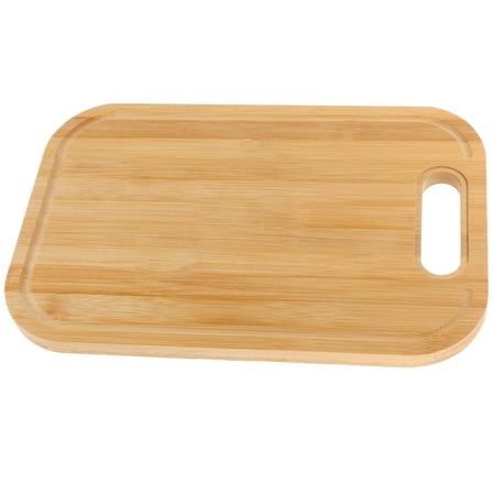 

LABSERRON 1Pcs Anti-Slip Bamboo Cutting Board for Restaurant Use Rectangular Design Kitchen Tool