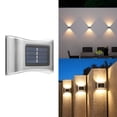thumbnail image 1 of Fiudx Lámpara Solar de Jardín, Moderna Lámpara de Pared Impermeable, Iluminación Suave y Artística, Fácil Instalación, Ideal para Patios, Porches, Balcones y Espacios Exteriores Elegantes., 1 of 6