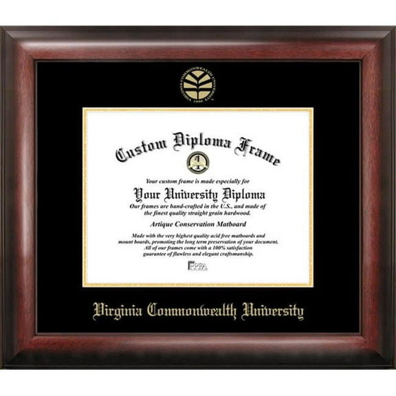 Virginia Commonwealth UniversityGold Embossed Diploma Frame