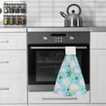 thumbnail image 5 of 2 Pcs Hanging Towels, Dish Towels Cute Elephant Family in Flowers Garden Absorbent Hand Towels with Hanging Loop Washcloth for Bathroom Kitchen, 5 of 6