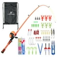 thumbnail image 5 of FISHING Spinning Rod,Reel Set Pole With Reel Combo Rod Reel Rod And Reel Set Play Lures Kit With Combo 16.5'' To Kids Pole Rod 16.5'' To 64.9'' Mewmewcat Pole Reel Lures 64.9'' Pole Reel, 5 of 6