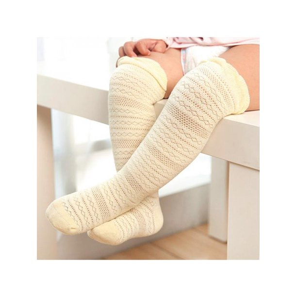 Baby Girls Kids Spanish Romany Knee High Socks Bowknot Party School