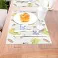 thumbnail image 5 of YFYANG Washable Heat-Resistant Placemats, 70% PVC/30% Polyester, Yellow Cartoon Cat Kitchen Table Mat, 12" x 18" 1 Pcs, 5 of 6