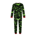 thumbnail image 5 of Racifhz Halloween Family Matching PJ Set Soft Cotton Blend Loungewear Long Sleeve Shirt and Sleep Pants Cute Print Holiday Nightwear Halloween Gifts for Family Pajama Party, 5 of 6