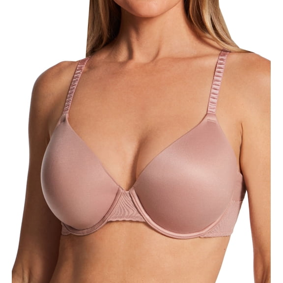 Women's Vanity Fair 78165 Effortless Comfortable Support Underwire Bra (BAKED BLUSH LACE 36D)