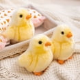 thumbnail image 6 of Soft Chicken Stuffed Animal Plush Doll，Imitation Chicken Plush Toy Animal Teaching Easter Model Decor, 6 of 9