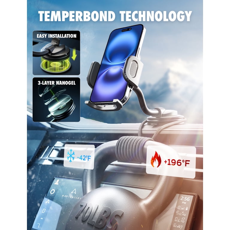 Bracketron TripGrip 2.0 Car Phone Mount, 360° Rotation photo 8