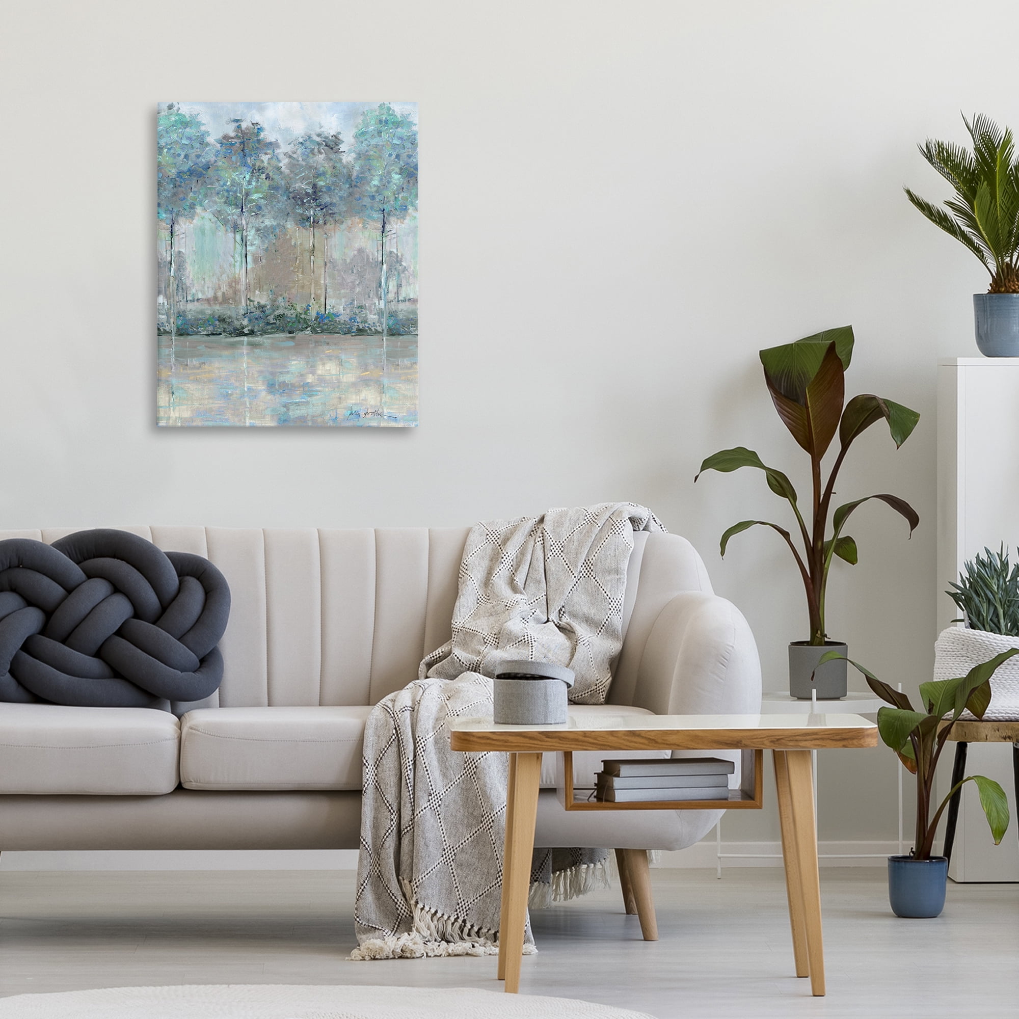 Stupell Industries Subdued Impression of Trees Canvas Wall Art, design by Sally Swatland