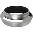 thumbnail image 1 of Metal Vented Lens Hood 49mm Screw-in Sunshade with Anti-Reflection for Camera Lenses Silver, 1 of 1