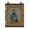 thumbnail image 2 of Print: Unidentified Soldier In Confederate Uniform With Pistol And Bowie, 2 of 4