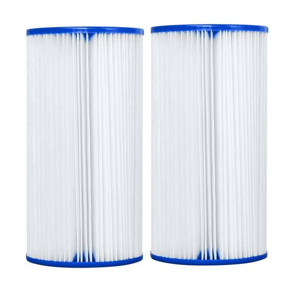 Bestway 4.2" x 8" Type III-A/C Filter Cartridge for Outdoor Pool Pump, 2 Pack