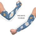 thumbnail image 4 of ALAZA Daisy Flower and Hearts UV Sun Protection Arm Sleeves UPF 50+ Compression Cooling Sleeve 1 Pair, 4 of 7