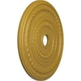 thumbnail image 3 of Ekena Millwork 25 3/8"OD x 3 3/8"ID x 1 3/8"P Cole Ceiling Medallion (Fits Canopies up to 9 1/8"), Hand-Painted Iridescent Gold, 3 of 7