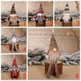thumbnail image 4 of Christmas Ornament Knitted Plush Gnome Doll Christmas Tree Wall Hanging Pendant Holiday Decor Gift, 4 of 6