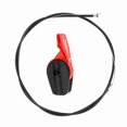 thumbnail image 1 of 59in Lawn Mower Throttle Cable Universal Kit, Plastic Lawn Mower Throttle Cable Lever Throttle Switch Control Handle Kit Fit for Lawnmower Garden, 1 of 7