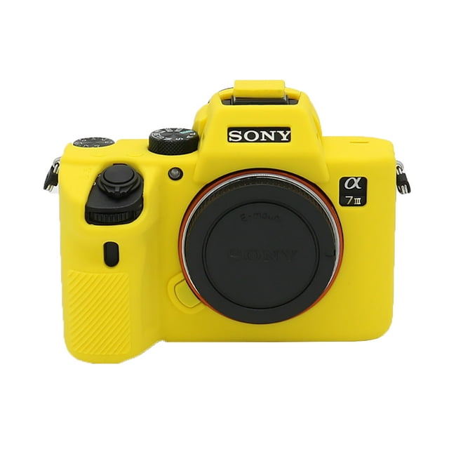GadgetCom Camera Case Compatible with Alpha A7M3 A7R3 A7 Mark III , Anti-Slip Soft Silicone Shell Protective Cover