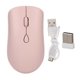 thumbnail image 1 of 2.4GHz Wireless Mouse 1600 DPI Ergonomic Rechargeable Bluetooth 5.2 Silent Mouse for Desktop PC Pink, 1 of 4