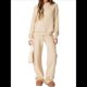 thumbnail image 3 of Conjunto de Dos Piezas de Pijama y Pantalón de Felpa de Larga para Mujer. Incluye: Suéter, Pantalón y Traje Informal. Albaricoque L, 3 of 10