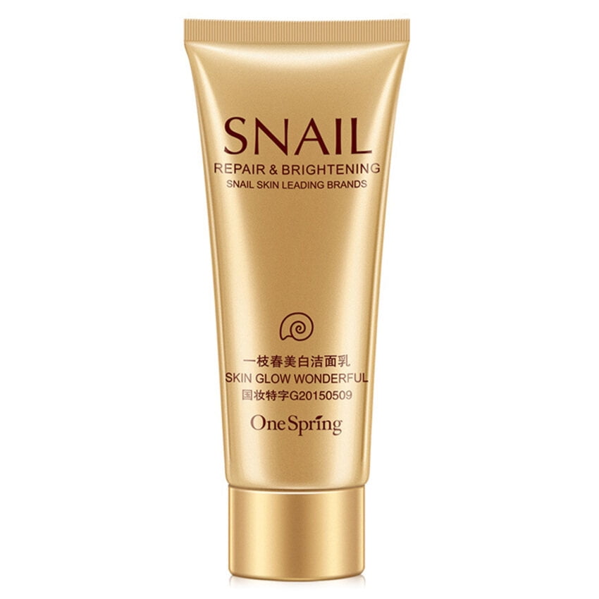 Snail Facial Cleanser Organic Natural Gel Daily Face Wash Anti Aging