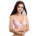 thumbnail image 2 of Women Push Up Deep V Ultrathin Underwire Padded Lace Brassiere Bra, 2 of 2