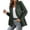 Green, variant on CILENON Women's Fashion Women's Fall Winter Solid Color Jacket Suit Corduroy Cardigan Jacket (Navy Blue,S)