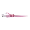 thumbnail image 3 of C2G 6IN Cat6a Snagless Unshielded (UTP) Network Patch Ethernet Cable-Pink - Patch cable - RJ-45 (M) to RJ-45 (M) - 6 in - UTP - CAT 6a - molded, snagless, stranded - pink, 3 of 3