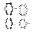 thumbnail image 3 of HEVIRGO 1PC Smartwatch Cases TPU Electroplate Watch Screen Protector 40/42/44/46mm Waterproof Watch Cases Thickened Design Sweat-Proof Watch Face Cover Compatible with Samsung Galaxy Watch 4/4 Classic, 3 of 10