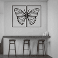 thumbnail image 3 of Cuadro Decorativo de Metal con Diseño mariposa Extra grande, 3 of 4