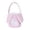 Pink, variant on Purple Purple Corduroy Bunny Ears Basket Easter Themed Tote For Treats And Decor Soft Material For Long Lasting Holiday Use