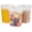 32 oz., variant on Plastic cooked food storage container with plastic lid, disposable external container, used for holding soup, meals, mucus | stackable | leak proof | microwaveable | dishwasher washable | freezing