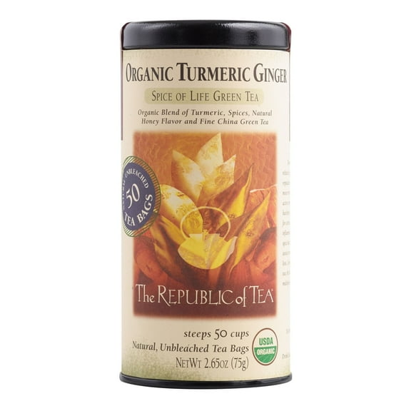 The Republic Of Tea Turmeric Ginger Green Tea 2.65 oz.