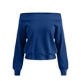 thumbnail image 6 of Dpjklzsn Women's Off Shoulder Long Sleeve Active Top, Easy Fit Athletic Shirt for Workout, Yoga and Casual Wear, 6 of 6