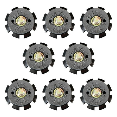 

10 Pcs TPU Soft Spikes Sets for Cricket Shoes Golf Cleats Spikes Replacement Mult-function Portable Metal Threading Shoe Spikes