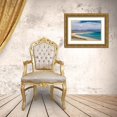 thumbnail image 3 of Bibikow, Walter 32x23 Gold Ornate Wood Framed with Double Matting Museum Art Print Titled - Canary Islands-Fuerteventura Island-Costa Calma-high angle view of Playa de Sotavento beach, 3 of 4