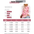 thumbnail image 4 of PATLOLLAV Womens Plus Size Clearance,Womens Round Neck Short Sleeve Tunic Blouses Vest Loose Fit Tshirts Tops, 4 of 5