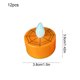 thumbnail image 3 of Paquete de 12 velas LED de té para Halloween | Faroles fantasma de calabaza sin llama con temporizador | Decoraciones seguras a pilas para la mesa y el hogar, 3 of 6