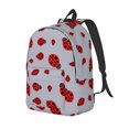thumbnail image 1 of Disketp Ladybug Mochila de Lona Estampada, Mochila Escolar de Viaje Ligera para Estudiantes y Portátil-Small, 1 of 5
