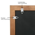 thumbnail image 6 of M&T Displays Slide-In Wood Frame with Double Sided Chalkboard for Ad Frame for Restaurant, Store, Office, Wedding, Party, Event, Home (Dark Wood, 16.50x23.40), 6 of 6