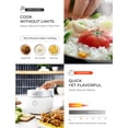 thumbnail image 6 of CUCKOO Twin Pressure Rice Cooker 3-Cup Uncooked / 6-Cup Cooked with Induction Heating Technology, 15 Menu Modes with Voice Guide, Small Rice Maker Multi-Cooker & Pressure Cooker (CRP-MHTR0309FW), 6 of 8