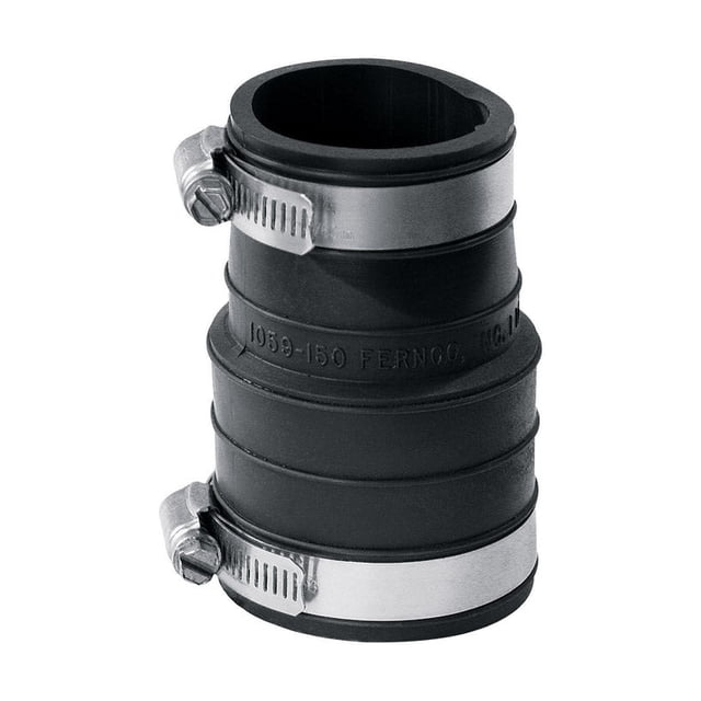 Acoplamiento flexible Fernco Schedule 40 PVC, 3 cm, 1-1/2 pulgadas, 1 paquete