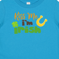 thumbnail image 4 of Inktastic Saint Patrick's Day, Kiss Me I'm Irish, Clovers Boys or Girls Baby T-Shirt, 4 of 5