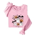 thumbnail image 2 of Wensltd Fall V Neck Sweatshirt for Women Funny Halloween Long Sleeve Graphic Family Party Tops, 2 of 3