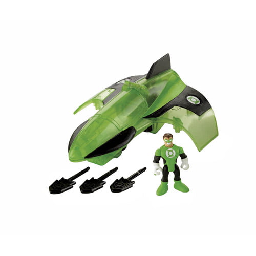R5514 Batman Figurine Green Lantern Jet Véhicule Batman Imaginext