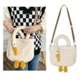 thumbnail image 3 of Shoulder Bag Cute Shoulder Bag Soft Plush Cartoon Bag with strap, 3 of 8