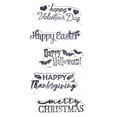 thumbnail image 4 of Recollections Holidays Wood Stamp Set, 6 Pack, 4 of 4