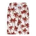 thumbnail image 5 of HAPIMO Hawaiian Bathing Mesh Lining Shorts Men Swim Trunks with Compression Liner Casual Outings Travel Shorts Summer Outdoor Swimsuit Shorts Quick Dry Board Shorts 9" Beach Shorts Orange X-Large, 5 of 6