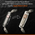 thumbnail image 4 of VeveXiao Designer Rugged Metal Case for Apple Watch Series 9 8 7 6 5 4 SE 45mm 44mm Protector Change to Ultra , Metal Case Bumper Protective Cover for iWatch Series 9 8 76 5 4 SE, 4 of 9