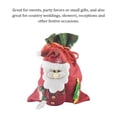 thumbnail image 3 of Maoww Christmas Drawstring Bags Packaging Snowman Three-dimensional Print Container Large Capacity Goodie Bag for Candy Birthday Party Santa Claus, 3 of 7