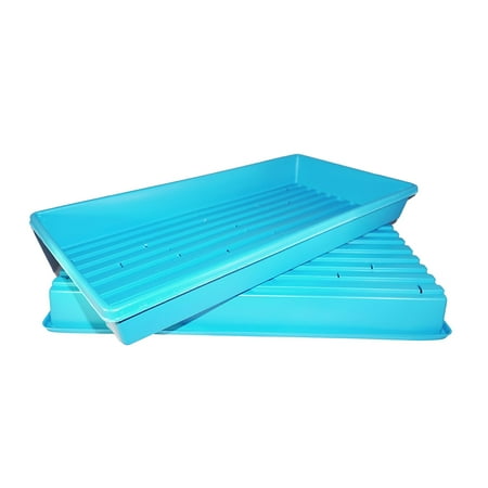 Heavy Duty, Made in USA, 1020 Growing Tray for garden seeds, Microgreens, Wheatgrass (With Drain